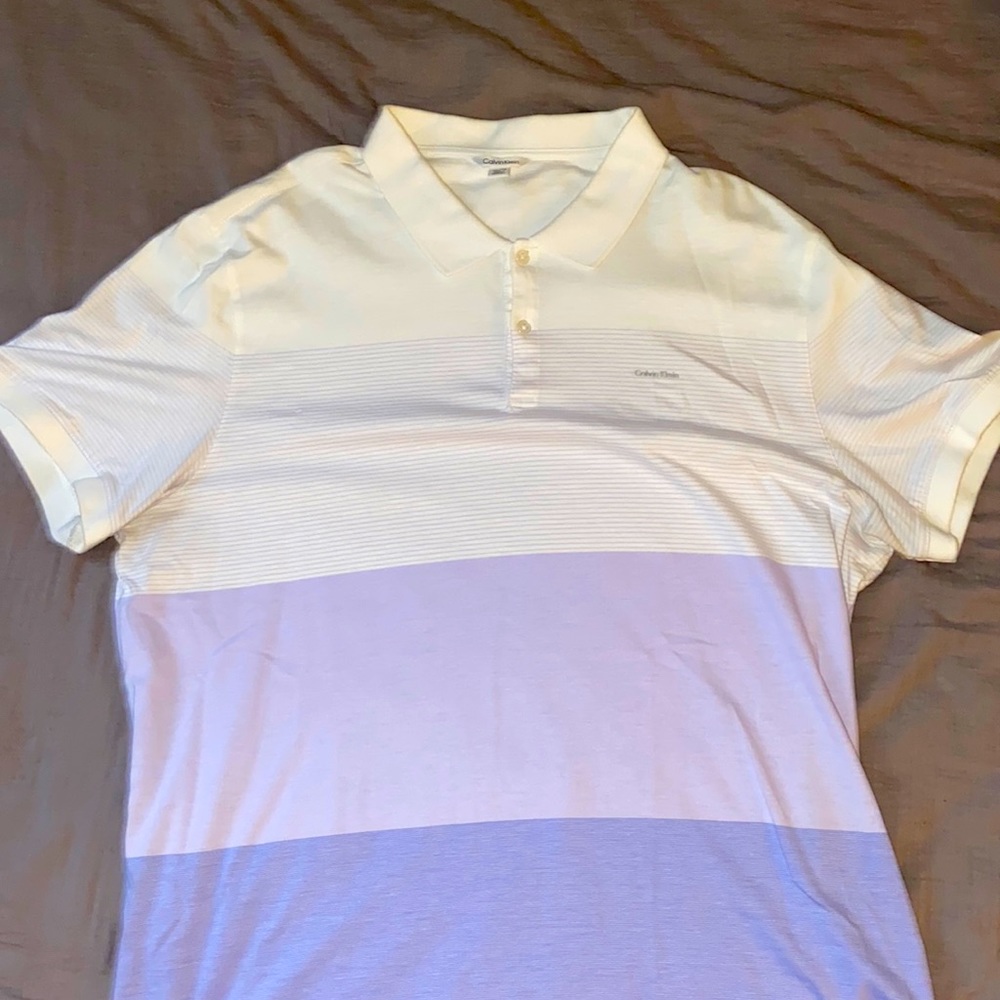 Calvin Klein collared shirt.